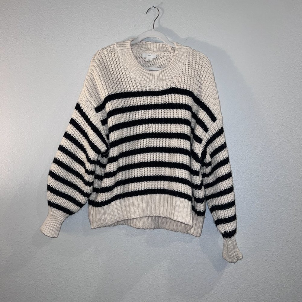 H&M Knit Striped Sweater